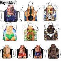 ◆ 10 Colors Cooking Funny Sexy Kitchen Aprons Party Dinner Baking Supplies Digital Tablier Printed Cleaning CWQ035