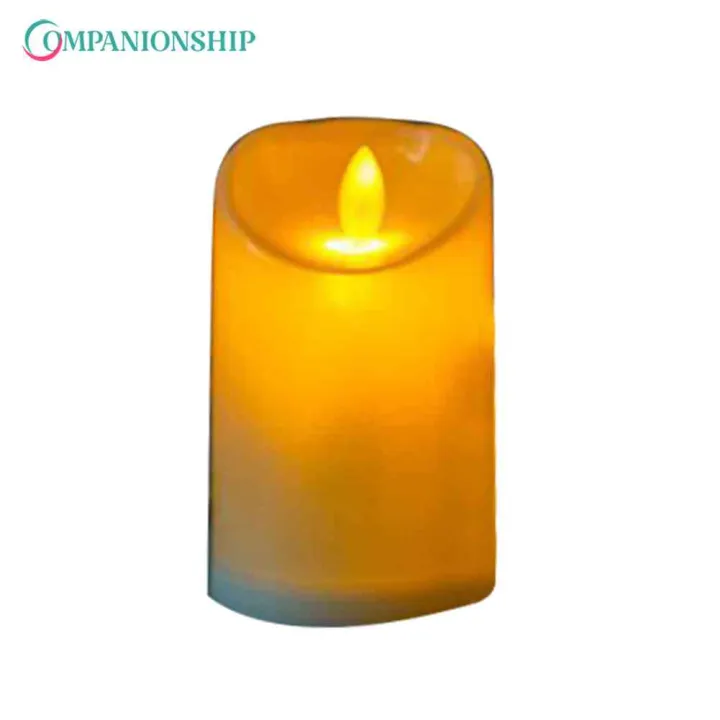 Flameless LED Tea Light Candles Simulation Flickering Pillar Candles