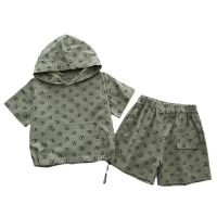 Boys Girls Clothes Sets 2pcs Summer Children Fashion Hoodies T-Shirts Shorts Tracksuits For 1 To 4 Years Baby Kids Sports Suits