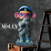 ขายแยก! MOLLY Anniversary Statues Classical Retro Series Figures Art Toy ของเล่น ของสะสม