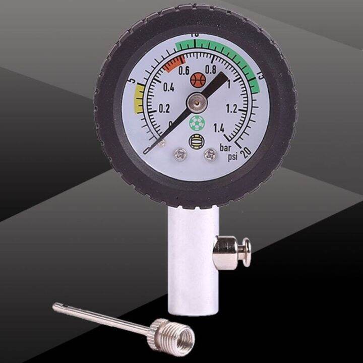 Accurate Ball Pressure Gauge Measurement Tool Portable Utility Air
