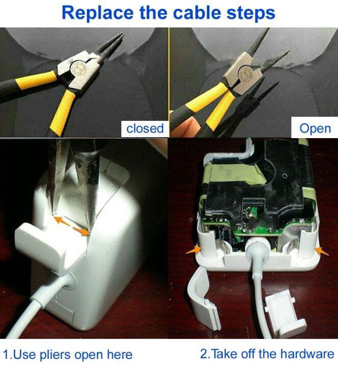 2023ใหม่-ซ่อมแม่เหล็กทดแทน-ac-dc-magsaf-1-2อะแดปเตอร์สายไฟสายเคเบิลสำหรับ-macbook-air-pro-apple-45w-60w-85w