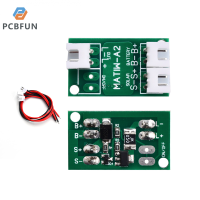 pcbfun แผ่นป้องกันเครื่องควบคุมการชาร์จพลังงานแสงอาทิตย์สำหรับชาร์จแผงวงจรสลับควบคุมพลังงานแสงอาทิตย์สำหรับโคมไฟถนนไฟถนน DIY