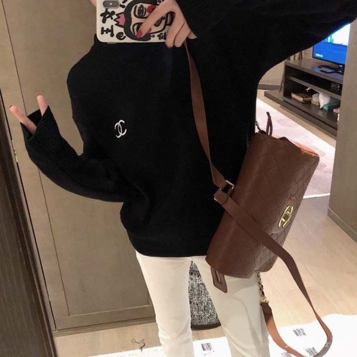 high-quality-rabbit-velvet-thick-sweater-women-autumn-winter-loose-heavy-industry-whole-piece-letter-embroidery-logo-bo