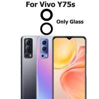 ของแท้อะไหล่สำหรับ Y75s Vivo กล้องด้านหลังพร้อมกาวสติ๊กเกอร์กระจก