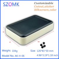 【YF】▩  SZOMK 1 piece126x81x30mm customizable handheld plastic enclosure for pcb electronic equipment control box