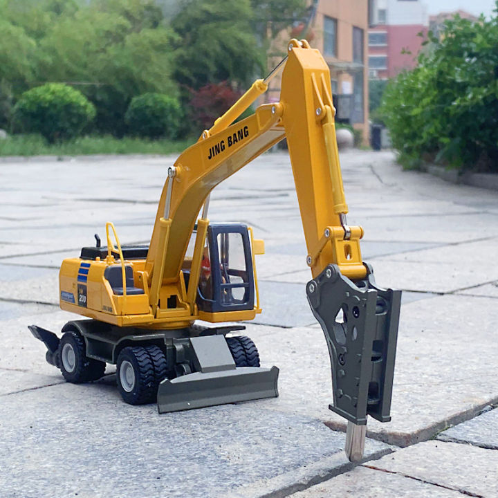 jingbang-1-50-large-alloy-engineering-vehicle-excavator-mixer-forklift-dumptruck-crusher-box-85001