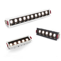 10W 20W 30W Dimmable LED Downlight Spot Light Line Light Bar Creative Linear Long Strip Living Room Corridor Recessed