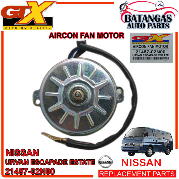 Aircon Fan Motor Nissan Urvan Escapade Estate GTX Part No. 2148702N00