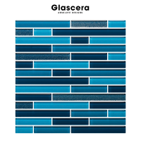 Glascera กระเบื้องโมเสคแก้ว ชนิดผิวมัน สีสันสวยงาม ไม่ดูดซึมน้ำ ไม่เกิดเชื้อรา ตกแต่งภายในและภายนอก Pasta Series