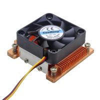 1U Server CPU Cooler Copper Heatsink Cooling Fan For Intel Pentium M PGA 478 BGA 479 Industrial Computer Active Cooling Heatsinks