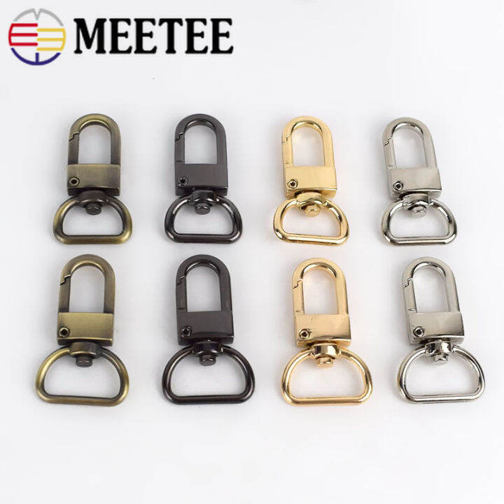 1020pcs-meetee-131619mm-metal-d-tail-bag-strap-buckles-lobster-swivel-trigger-clips-snap-hook-webbing-hang-buckle-accessories