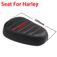 New Passenger Sissy Bar Backrest Cushion Pad For Harley Honda Suzuki Synthetic Leather Motorcycle Seat