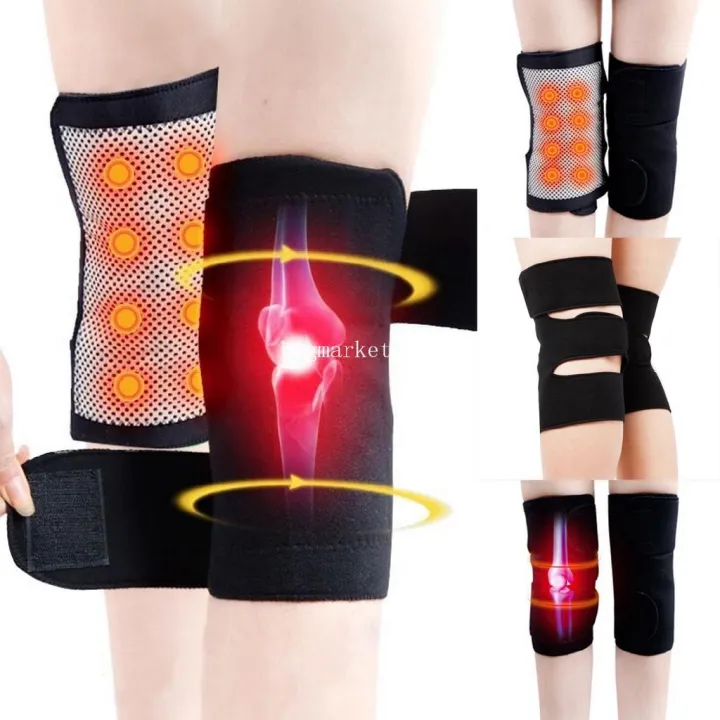 bi Self-heating Kneepad Magnetic Therapy Knee Heating Pad | Lazada PH