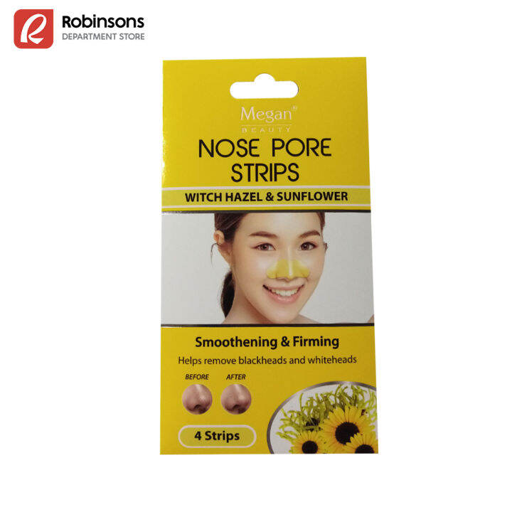 Megan Nose Pore Strips enriched with Witch Hazel & Sunflower Extract