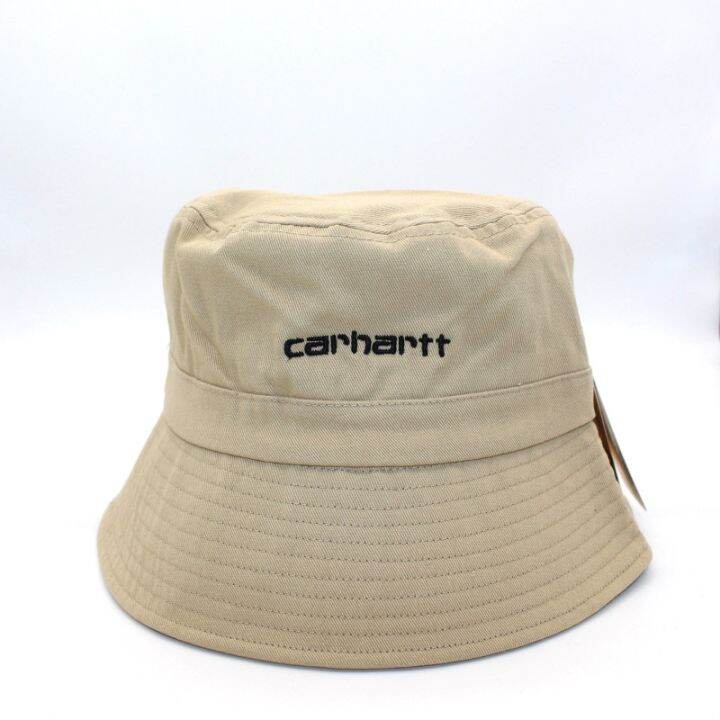 carhartt-carhart-หมวกชาวประมงฤดูร้อนของผู้ชายหมวกครีมกันแดดหมวกอาบน้ำเด็กขนาดใหญ่ปักหมวกกันแดดตัวอักษรในระดับสากล