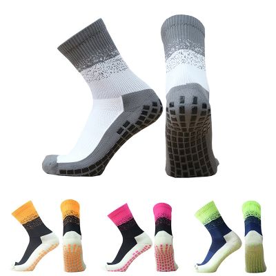 【jw】℡﹉  New Anti slip Competition Training Breathable Sweat-absorbing Soccer Socks Men Outdoor Silicone Football