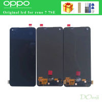 Original สำหรับ OPPO Reno7 SE 5G PFCM00จอแสดงผล LCD Touch Screen Digitizer Assembly สำหรับ Reno 7SE Reno 7 CPH2371 CPH2363 LCD