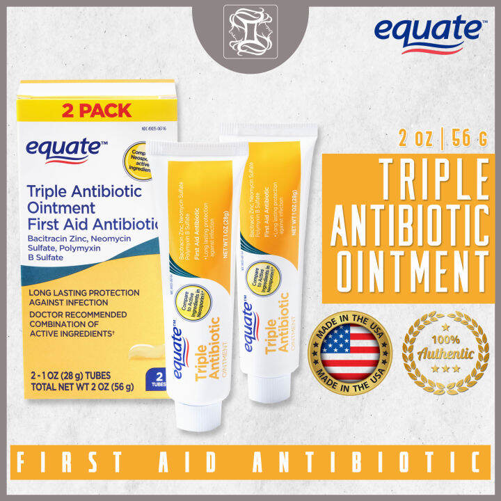 Equate Triple Antibiotic Ointment 56g (2 Tubes) Lazada PH