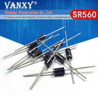 20PCS SR560 60V 5A SB560 DO-15 โกโก้ชอตกี้