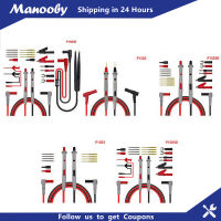 Manooby 1คู่การทดสอบสากลตัวทดสอบพินสำหรับมัลติมิเตอร์แบบดิจิทัลปลายเข็มปลายเมตรเครื่องทดสอบไฟฟ้ามัลติมิเตอร์สายปากกาหัววัดตะกั่ว