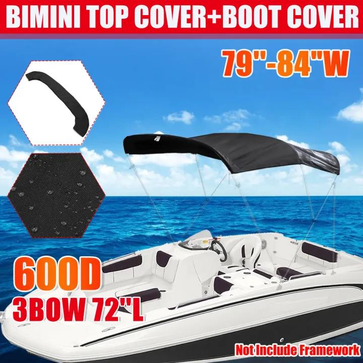 Boat Shade EliteShield 3-Bow Bimini Top Replacement 72
