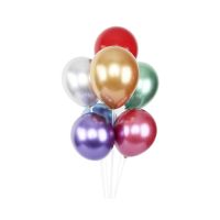 Ballons gonflables en latex métallique chromé fournitures de décoration de mariage fête danniversaire or argent 5 po 50 pièces