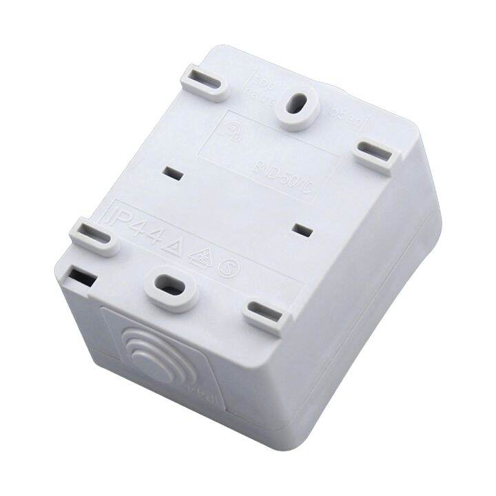 EU Standard Waterproof Socket Outdoor Weatherproof Wall Plug Socket