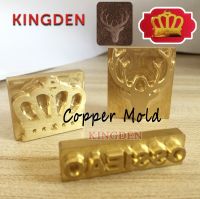 Kingden สแตมป์หนังปั๊มลายนูนหนังฟอยล์ดีไซน์ Diy ออกแบบเองงานแฮนด์เมดแกะสลักหัตถกรรมเครื่องหนังตัวอักษรดิจิตอลแบบทำมือ