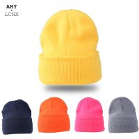 Fashion Winter Baby Beanies Hat Knitted Fluorescent Multicolor Skullies Knit Hats Kids Girls Boys Bonnet Autumn Warm Beanie Caps