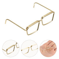 NICERIO 10 ชิ้น Doll Dresses แว่นตาเฟรม Doll Decorative Frame Doll No Lens Glasses