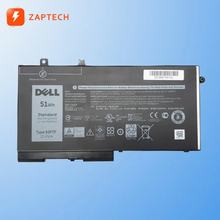 Dell Latitude Laptop Battery for 93FTF 5480 5580 5280 E5280 E5480 E5490