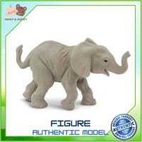 Safari Ltd. : SFR270129 โมเดลสัตว์ WS Jungle African Elephant Baby Model Action Figure Cartoon แอกชั่น ฟิกเกอร์ ของเล่น ของสะสม ของเล่นเด็ก ตุ๊กตา Mamy and Buddy