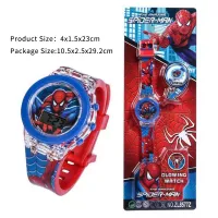 Đồng hồ đồ chơi trẻ em Spider Man Đồng hồ đeo tay trẻ em nam thể thao Silicon kỹ thuật số