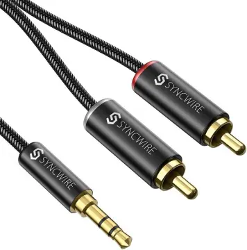 Syncwire Digital Optical Audio Cable (10 Feet) - [24K Gold-Plated,  Ultra-Durable] Fiber Optic Toslink Male to Male Cord Optical Cables for  Home