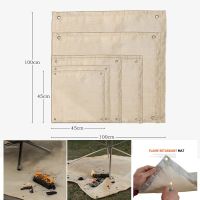 New Outdoor Camping Fireproof Cloth Picnic Barbecue Insulation Mat Flame Retardant High Temperature Fire Blanket Fiberglass Mat Sleeping Pads