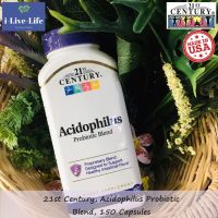 โปรไบโอติกส์  Acidophilus Probiotic Blend 150 Capsules - 21st Century โปรไบโอติค โปรไบโอติก