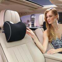 Car Headrest Space Memory Foam Neck Pillow Breathable Perspiration All Seasons Travel Accessories Voiture Accessories Intérieur Seat Cushions