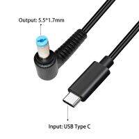 สายขั้วต่ออะแดปเตอร์ไฟ Dc ไปยัง5.5X1.7Mm ชนิด USB เหมาะสำหรับสายสายชาร์จแล็ปท็อป Acer Aspire 5315 5630 5735 5920 5535