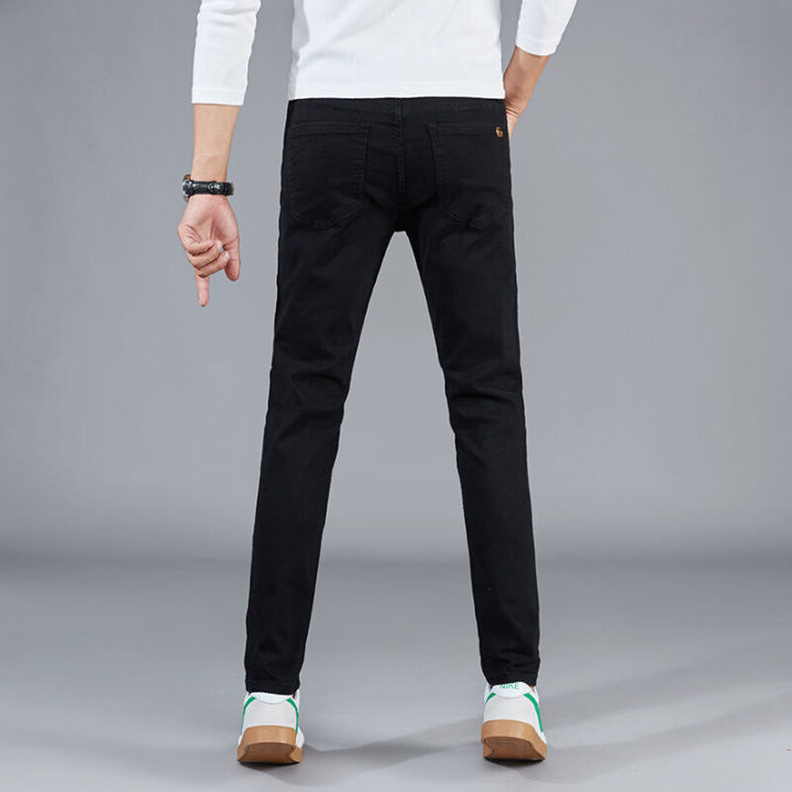 w-amp-me-original-กางเกงยีนส์ผู้ชาย-slim-elastic-jeans-fashion-business-classic-style-black-jeans-denim-pants-trousers9449