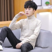 CODDian Zhen Ready Stock New Mens Fashion Round Neck Slim Casual Knit Sweater Keep Warm Men Clothes Puncak lelaki M-3XL