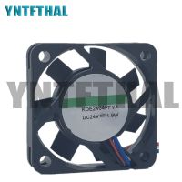 Genuine New 4010 KDE2404PFVX 24V 1.9W 3-wire Frequency Silent Cooling Fan