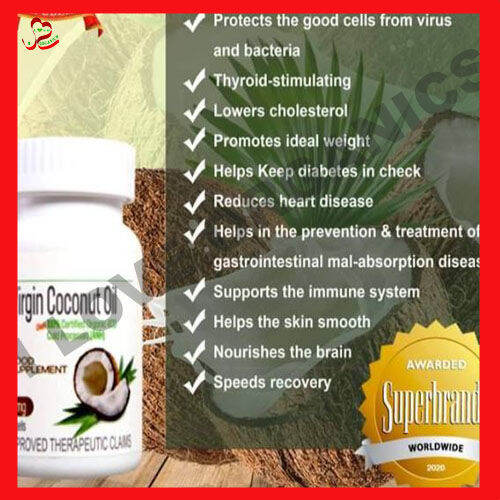 Virgin Coconut Oil Capsule (VCO) 50 capsule/bottle 1000mg Lazada PH