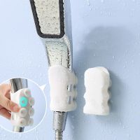 Silicone Shower Head Holder Powerful Suction Reusable Removable Wall Mount Suction Cup Shower Bracket Bathroom Accessories Showerheads