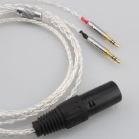 XLR Balanced 8 Core Headphone Earphone Cable For Denon AH-D600 D7100 Hifiman Sundara Ananda HE1000se HE6se he400i he400se Arya