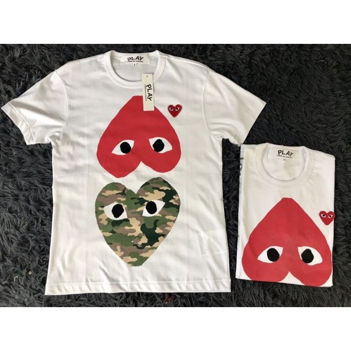 T Shirt CDG PLAY SHIRT( IMPORTED) MADE IN JAPAN.100 cotton.classic ...