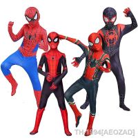 AEOZAD Crianças super-herói Spiderman traje คอสเพลย์ trajes unisex ฮาโลวีน r ผู้ใหญ่ homem aranha macacão