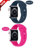 band 44mm 45mm 41mm 40mm 49mm 42mm 38mm Silicone Sport bracelet correa iwatch 8 Ultra 7 se 3 5 4 6