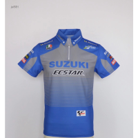 2022 New Style Summer Summer GP Racing POLO Shirt Motorcycle Riding Short-Sleeved Rider Quick-Drying Breathable Team Clothing Lapel Quick Drop suzuki high-quality