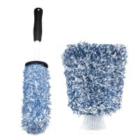 Car Wheel Brush Wheel Brush Set Efficient Wheel Kit Professional Brushes for Easy Grime Removal on All Types of Wheels Tires